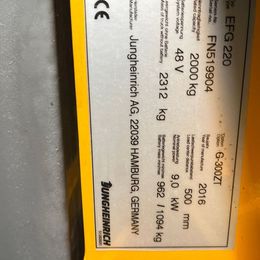 Jungheinrich EFG220 400ZT